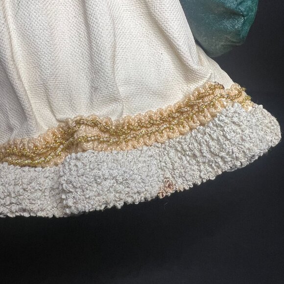 Vintage Midwest Imp. Decorative Hooded Santa Claus Christmas Tree Topper 9.75" - Picture 6 of 10